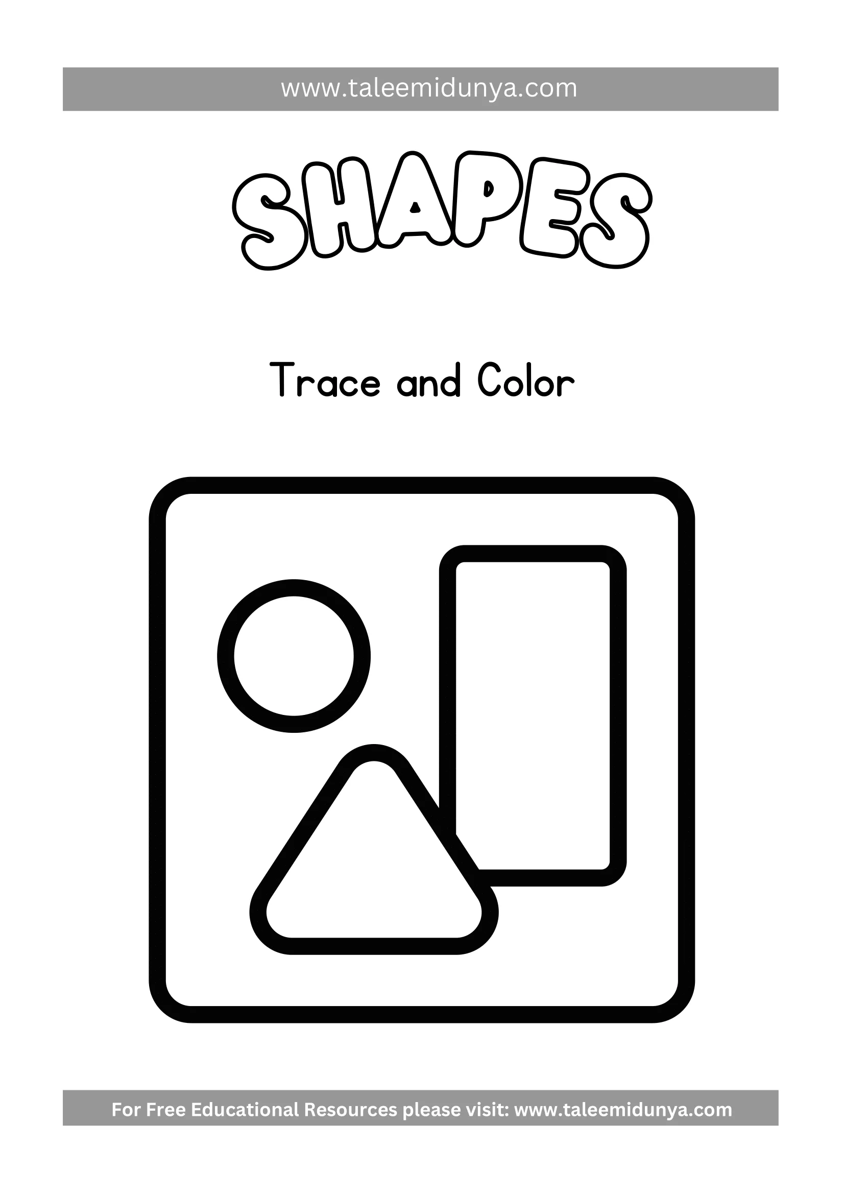 Shapes Coloring Book